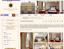 Tablet Screenshot of petropalacehotel.com